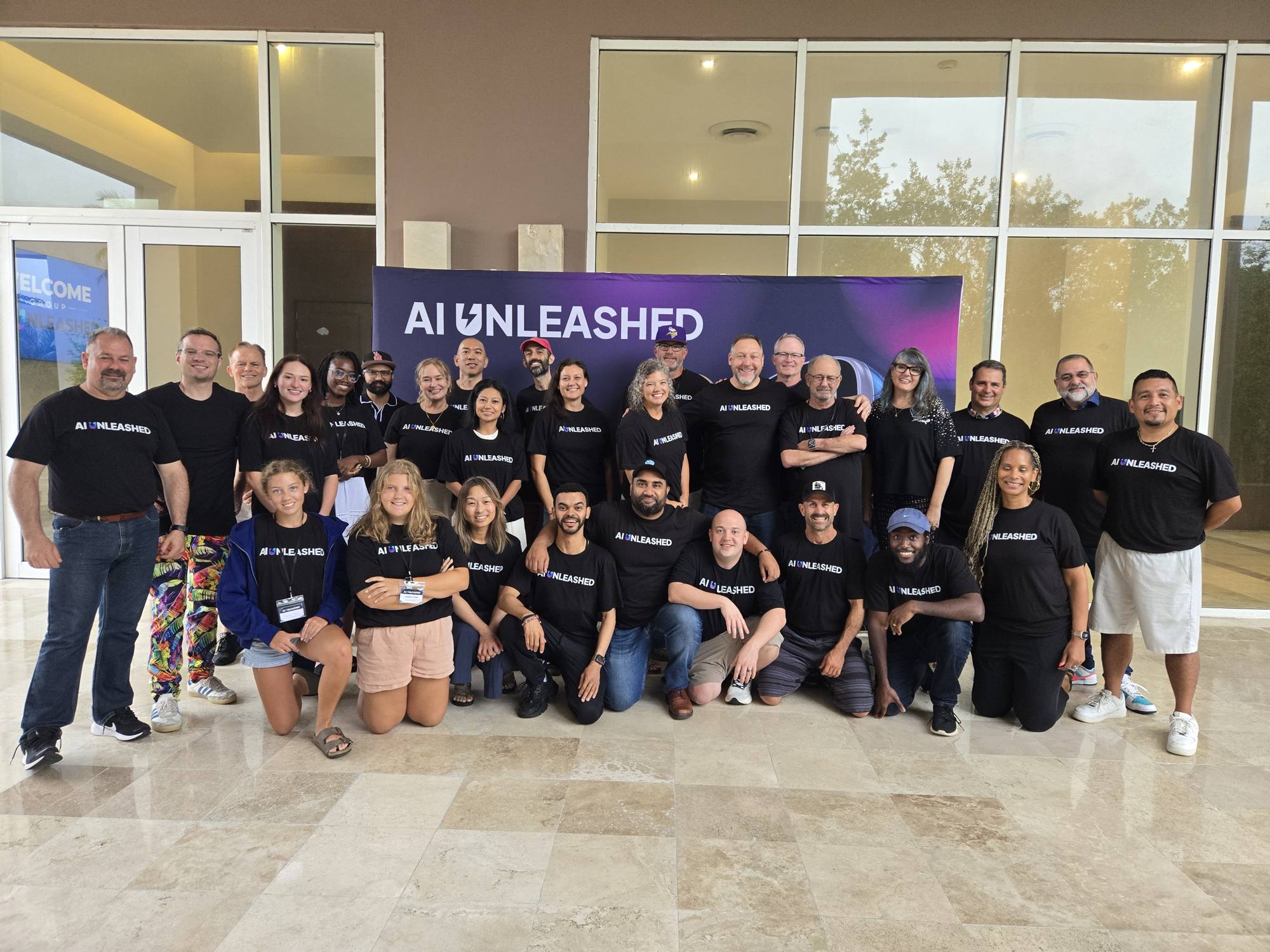 AI Unleashed Intensive Cohort 2 attendees and coaches together at Dreams Jade in 2026